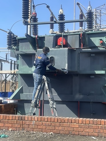 Restoration of burned transformer 2