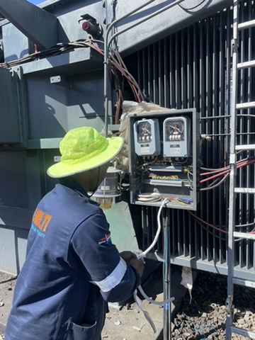 Restoration of burned transformer 3
